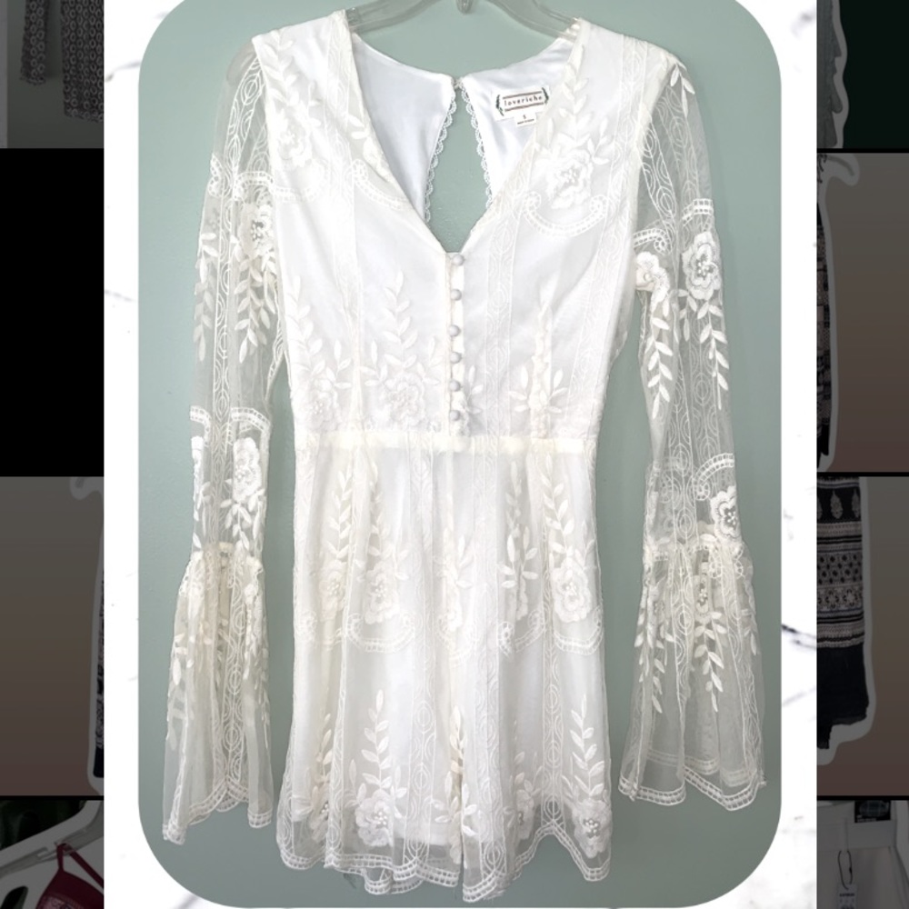 Lace Vintage looking Romper